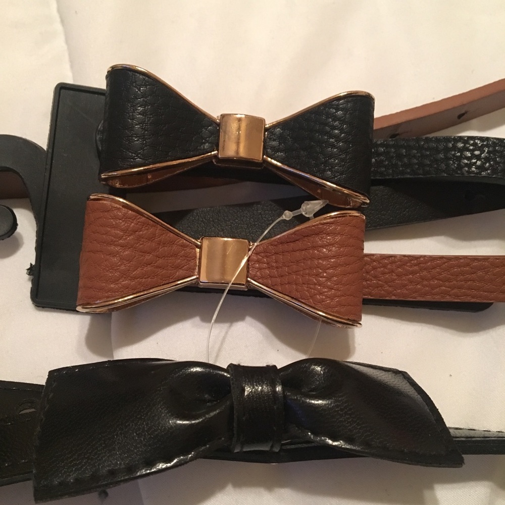 3 Bow Thin Belts